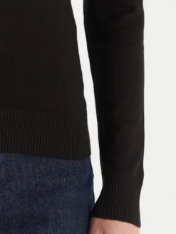 ACCESS FASHION Golf 54-8074 Czarny Slim Fit