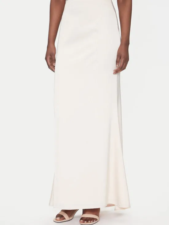 ACCESS FASHION Spódnica maxi 53-6023-147 Beżowy Regular Fit