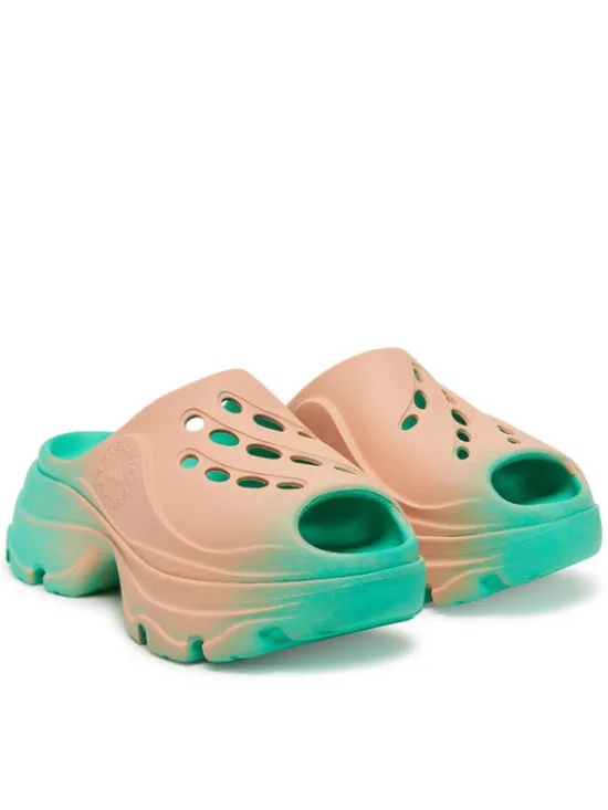 adidas by Stella McCartney Klapki Clogs JH8952 Zielony