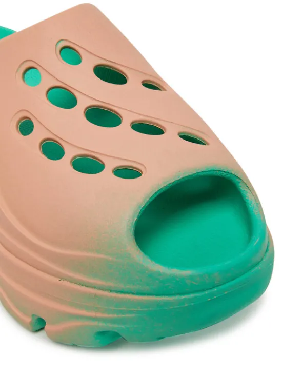 adidas by Stella McCartney Klapki Clogs JH8952 Zielony