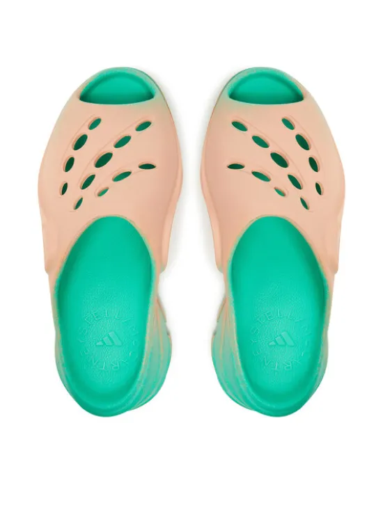 adidas by Stella McCartney Klapki Clogs JH8952 Zielony