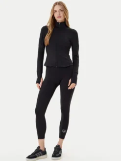 adidas by Stella McCartney Koszulka techniczna Training Midlayer JW4551 Czarny Slim Fit