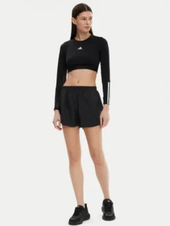 adidas by Stella McCartney Szorty sportowe TruePace IT9728 Czarny Loose Fit