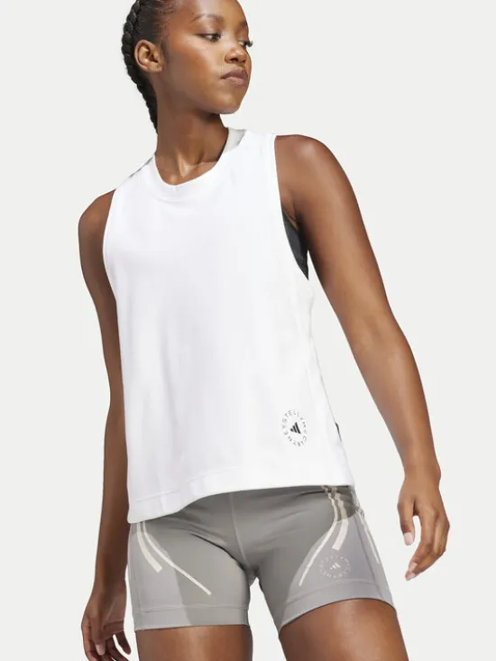 adidas by Stella McCartney Top IB6858 Biały Regular Fit
