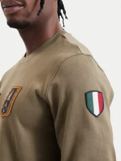 Aeronautica Militare Longsleeve 262TS2568UJ00703 Khaki Regular Fit