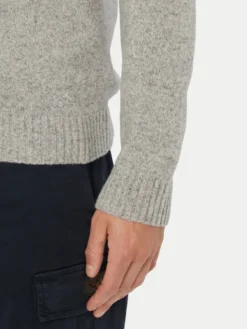 Aeronautica Militare Sweter 262MA1645UL00924 Szary Regular Fit