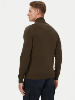 Aeronautica Militare Sweter 262MA1670UL00506 Brązowy Regular Fit