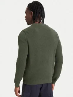 Aeronautica Militare Sweter 262MA1659UL00903 Khaki Regular Fit