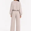 Agatha Studio Dres A26SS-KA-K26 Beżowy Oversize