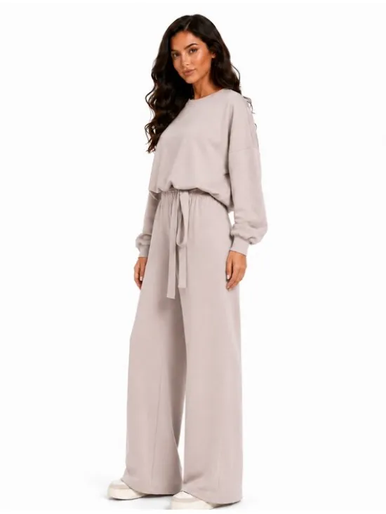 Agatha Studio Dres A26SS-KA-K26 Beżowy Oversize