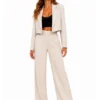 Agatha Studio Garnitur A26SS-KA-K21 Beżowy Regular Fit
