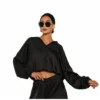 Agatha Studio Komplet bluzka i spodnie A26LS-KA-K51 Czarny Regular Fit