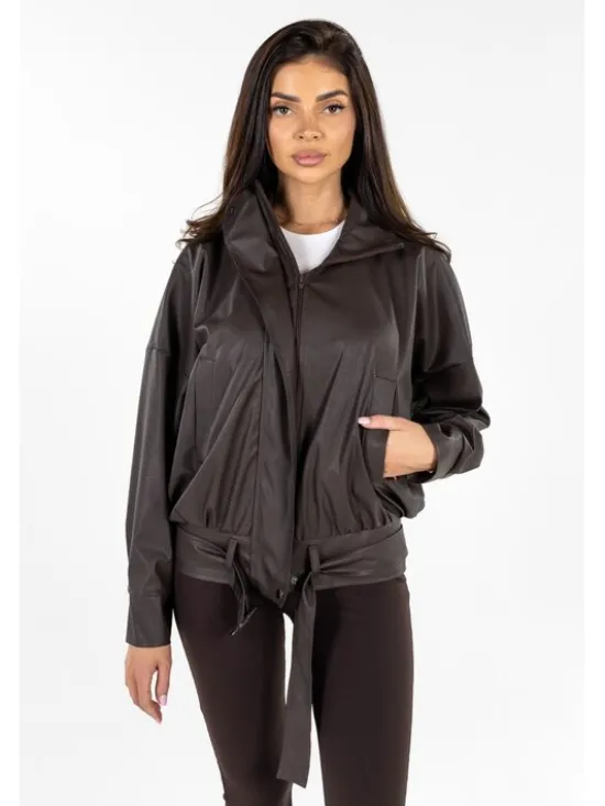 Agatha Studio Kurtka przejściowa A26ZS-5X-K02 Brązowy Classic Fit