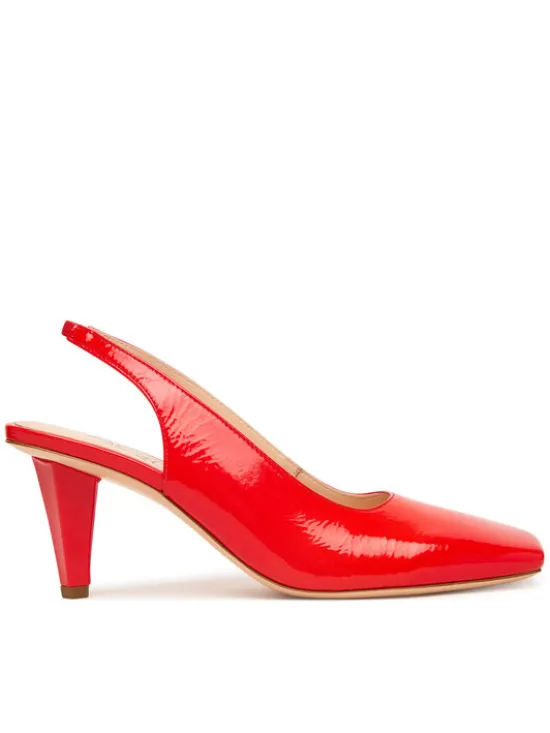 AGL Czółenka Celia Sling B D279003PCPLUME0377 Pomarańczowy