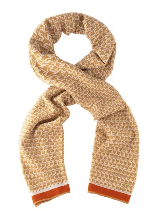 ALLORA BE UNIQUE Szalik m06sz026 Beżowy