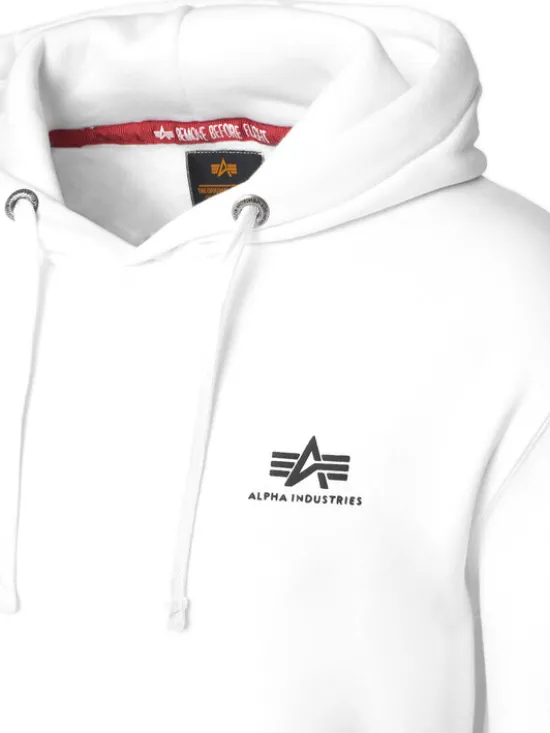 Alpha Industries Bluza Basic 196318 Biały Regular Fit