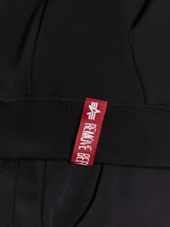 Alpha Industries Bluza Basic Zip 118342 Czarny Regular Fit