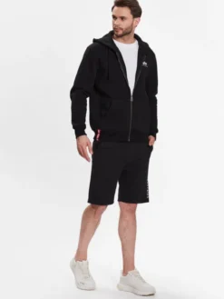 Alpha Industries Bluza Basic Zip 118342 Czarny Regular Fit