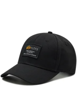 Alpha Industries Czapka z daszkiem Crew Camp 128934 Czarny