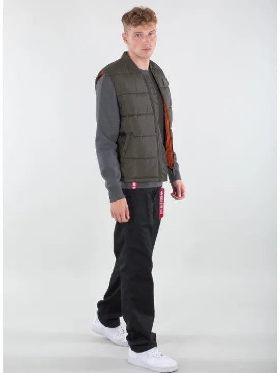 Alpha Industries Kamizelka Puffer Vest Zielony Regular Fit