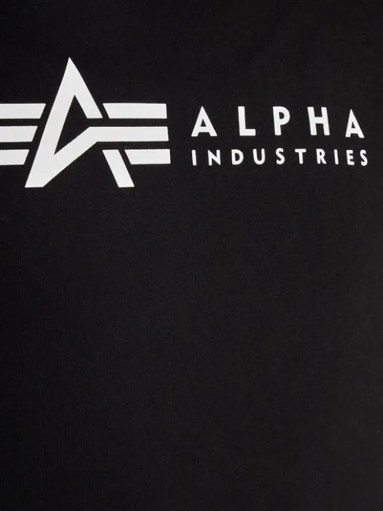 Alpha Industries Komplet t-shirtów Alpha Label T 118534 Czarny Regular Fit