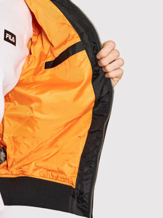 Alpha Industries Kurtka bomber MA-1 196108 Czarny Regular Fit