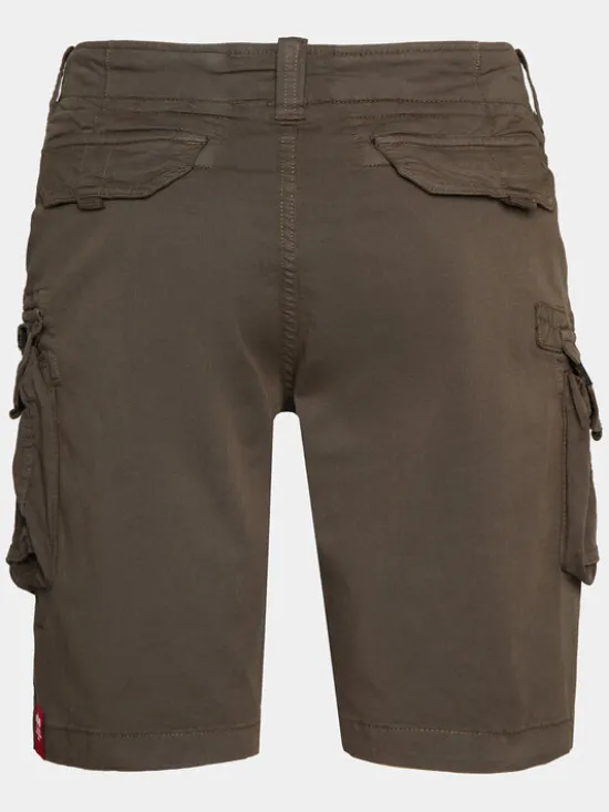 Alpha Industries Szorty materiałowe Crew 176203 Szary Slim Fit
