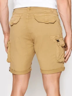 Alpha Industries Szorty materiałowe Crew 176203 Beżowy Regular Fit