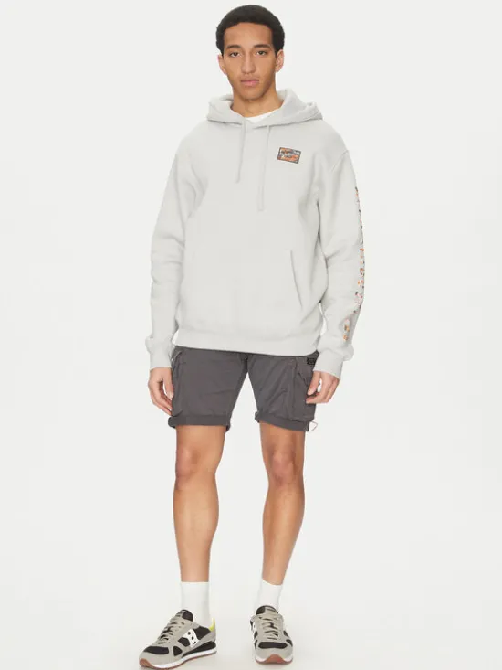Alpha Industries Szorty materiałowe Crew 176203 Szary Slim Fit