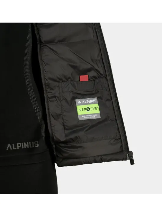 Alpinus Kurtka przejściowa Tunari Czarny Regular Fit