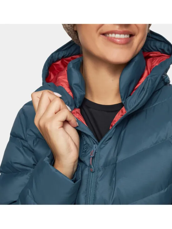Alpinus Kurtka puchowa Cortina Niebieski Slim Fit
