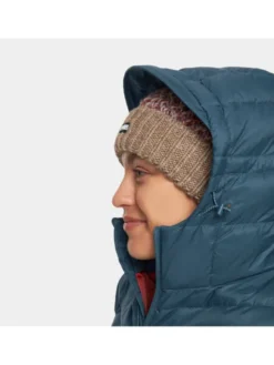 Alpinus Kurtka puchowa Cortina Niebieski Slim Fit