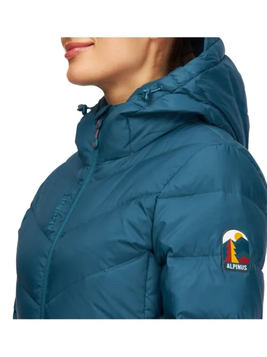 Alpinus Kurtka puchowa Cortina Niebieski Slim Fit