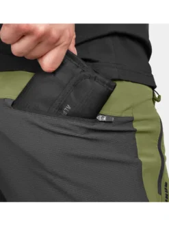 Alpinus Spodnie outdoor Dekan Zielony Regular Fit