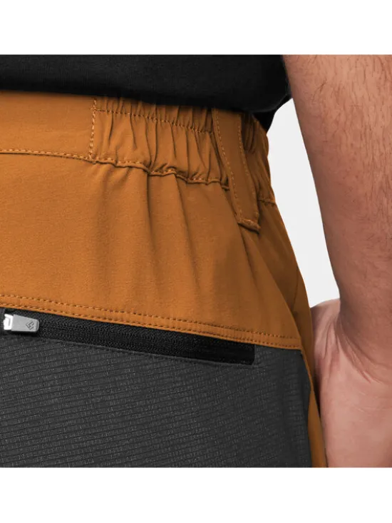 Alpinus Spodnie outdoor Dekan Pomarańczowy Regular Fit
