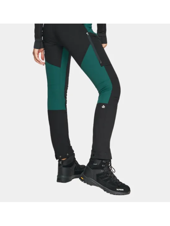 Alpinus Spodnie outdoor Socompa Zielony Regular Fit