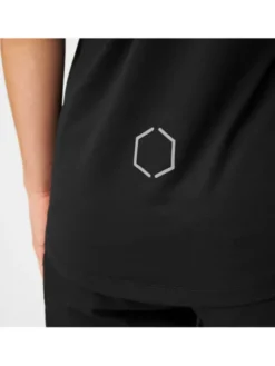 Alpinus T-Shirt Bona Czarny Regular Fit