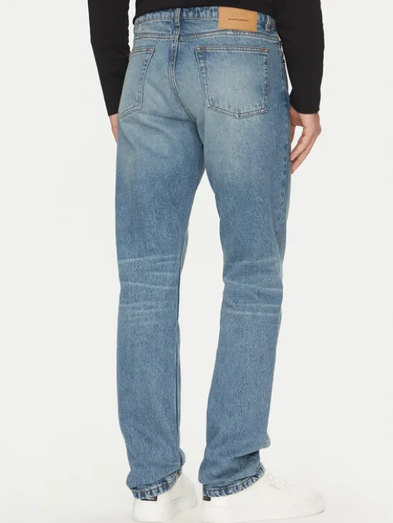 AMI Paris Jeansy HTR001.DE0046 Niebieski Classic Fit