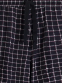 Atlantic Piżama Long Peach Effect Niebieski Regular Fit