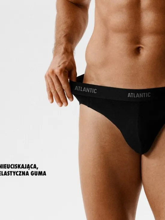 Atlantic Slipy sport Czarny