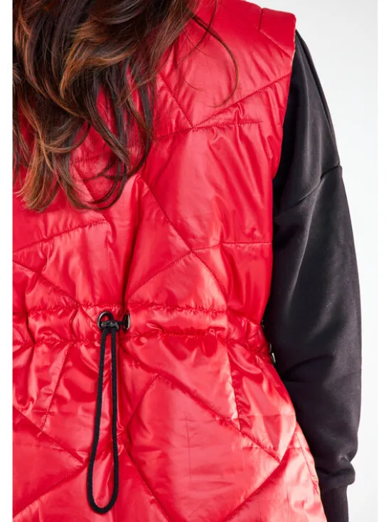 Awama Bezrękawnik A544 Czerwony Basic Fit