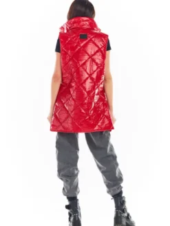 Awama Bezrękawnik A383 Czerwony Basic Fit
