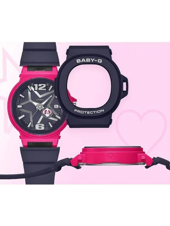 Baby-G Zegarek Casio-BGA-10D-2A1ER Czarny