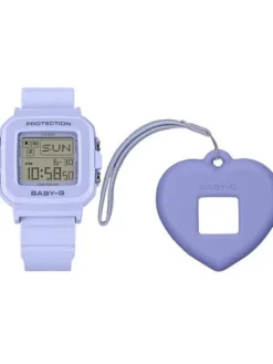 Baby-G Zegarek Casio-BGD-10KH-2BER Fioletowy