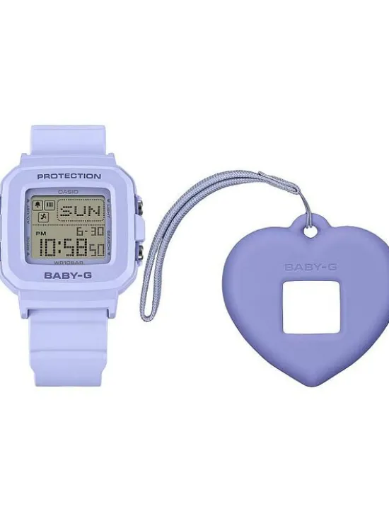 Baby-G Zegarek Casio-BGD-10KH-2BER Fioletowy