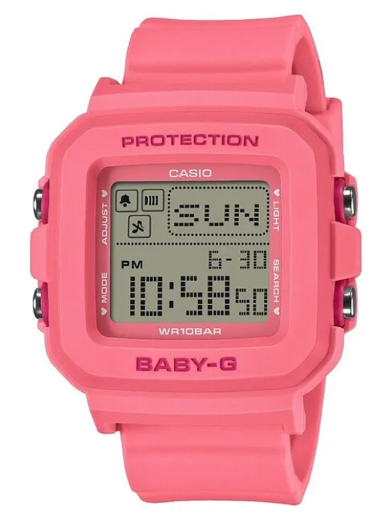 Baby-G Zegarek Casio-BGD-10KH-4ER Różowy