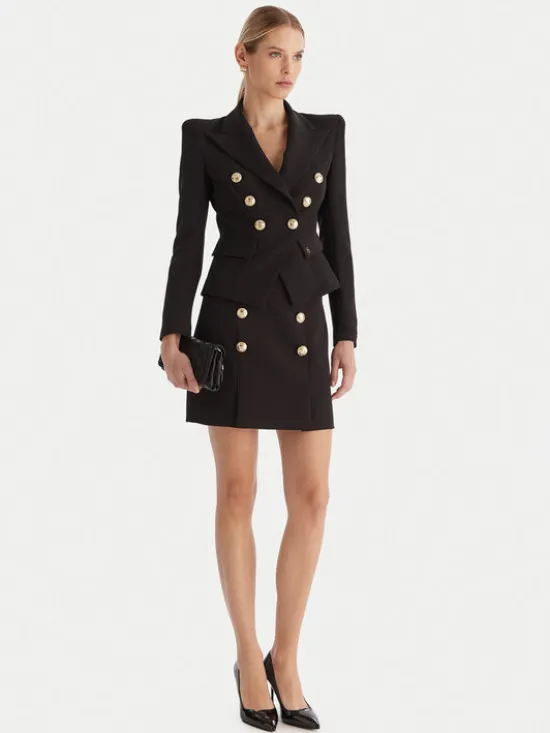 Babylon Spódnica mini S00612 Czarny Regular Fit
