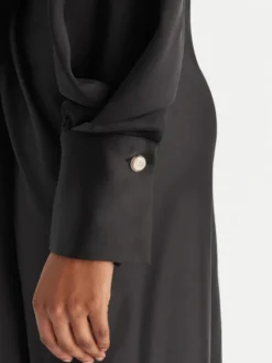 Babylon Sukienka wieczorowa ED0764 Czarny Regular Fit