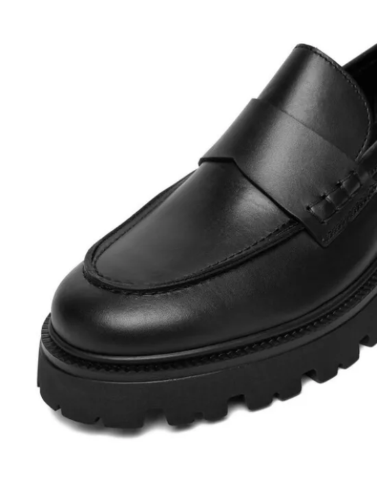 Badura Loafersy C-AYA-25050PBA Czarny