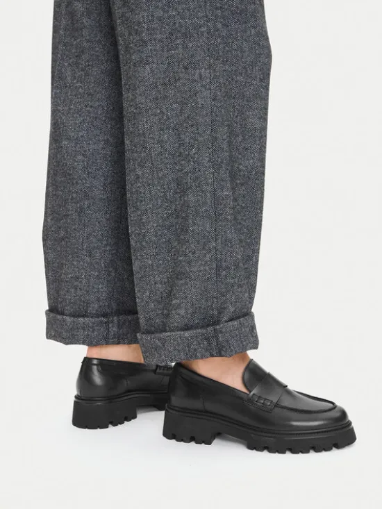 Badura Loafersy C-AYA-25050PBA Czarny